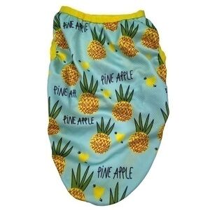 Dog Pineapple Print Shirt Size Medium